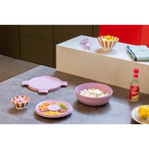 make and take salad bowl 1.3l lilac pink