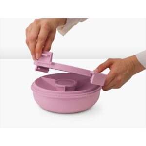 make and take salad bowl 1.3l lilac pink