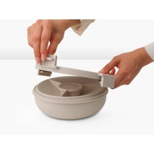 make and take salad bowl 1.3l soft beige